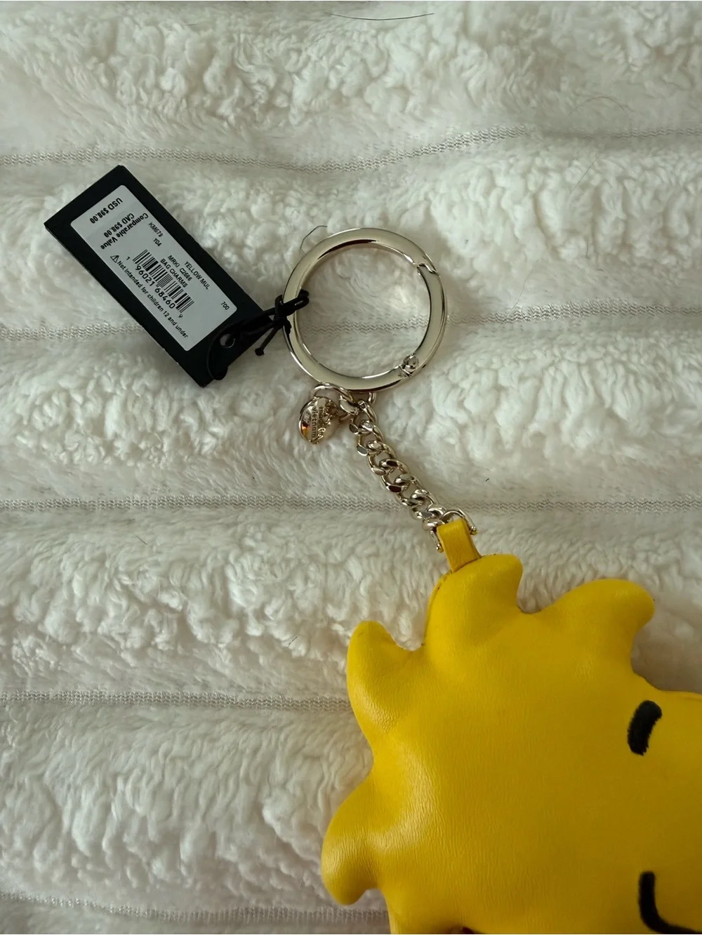 Kate Spade Woodstock Plush Keychain -